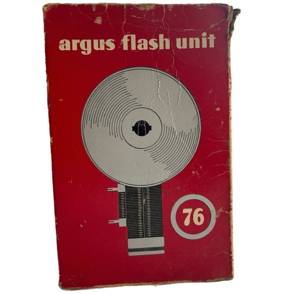 Vintage Argus 76 Flash Unit In Original Box